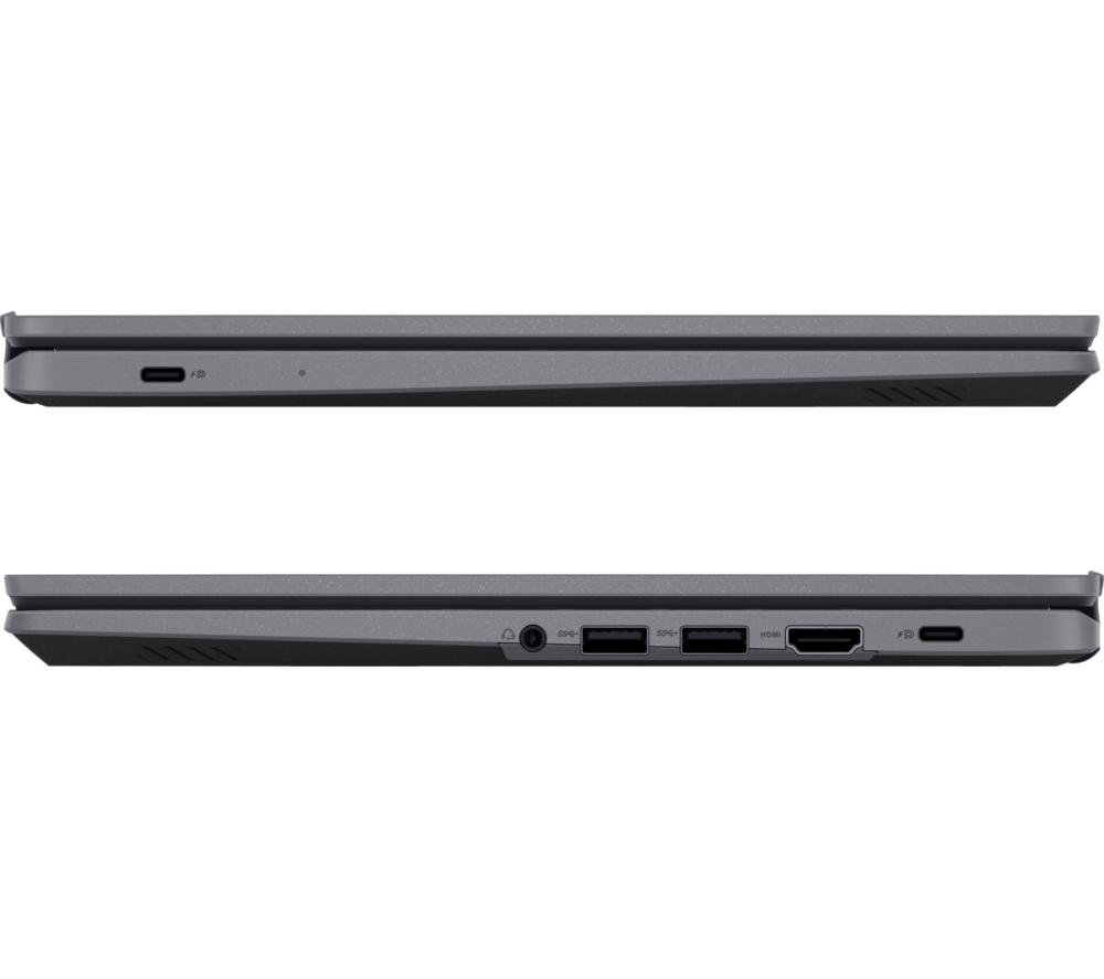 ASUS CX34 Chromebook Plus de 14" - Intel® Core™ i5, SSD de 512 GB, gris
