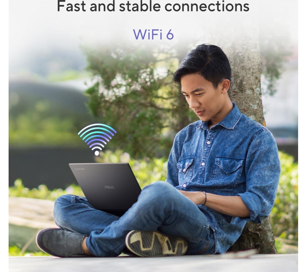 ASUS CX34 Chromebook Plus de 14" - Intel® Core™ i5, SSD de 512 GB, gris