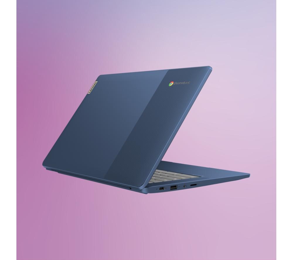 LENOVO IdeaPad Slim 3 14" Chromebook - MediaTek Kompanio 520, 128 GB eMMC, 4GB RAM, Blue