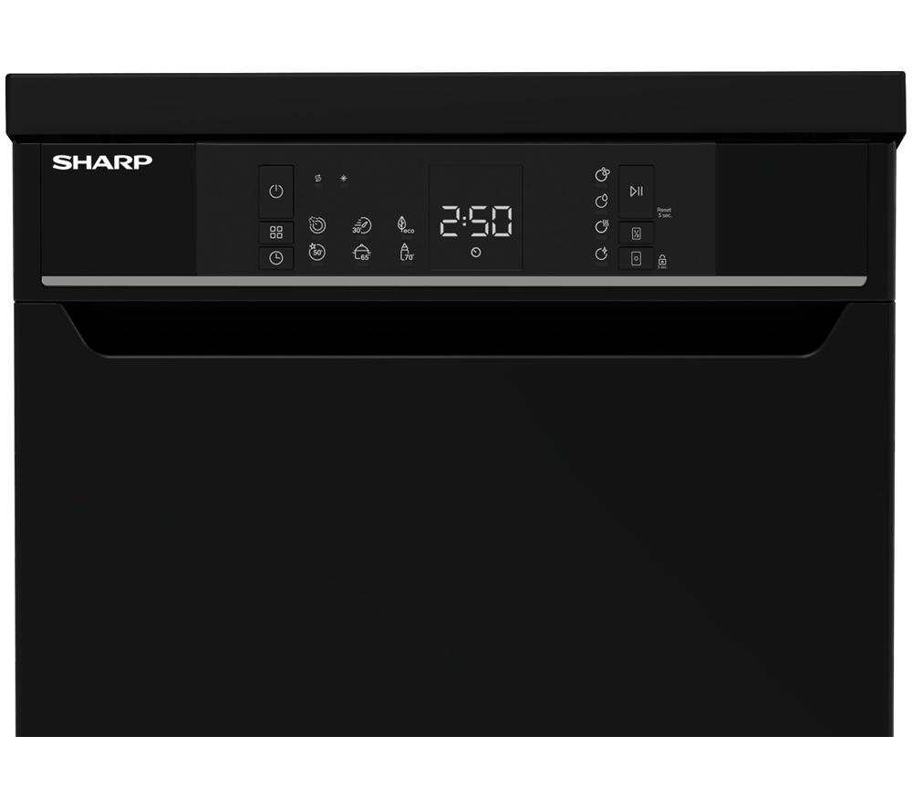 Lavavajillas compacto SHARP QW-NS1EF49E0B-EN - Negro