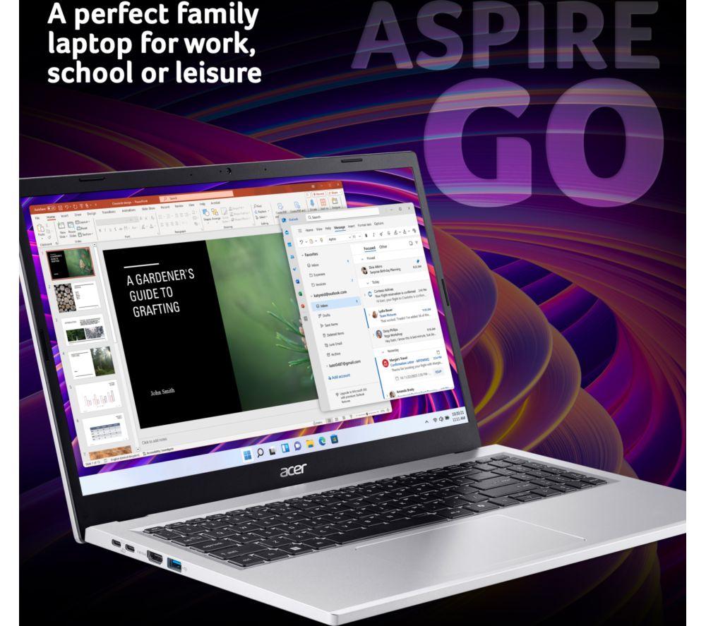 ACER Aspire Go 15 15.6" Laptop - Intel® Core™ i5, 512 GB SSD, Silver