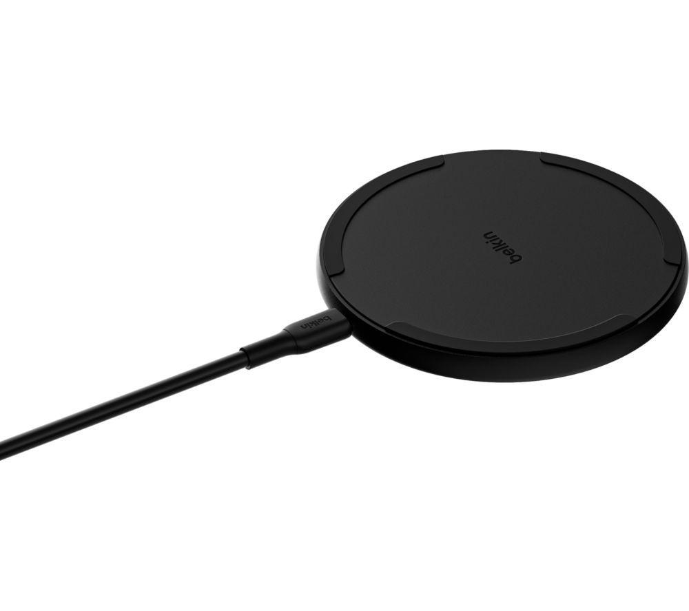 BELKIN BoostCharge 15 W Qi Wireless Charging Pad with Power Supply - Black