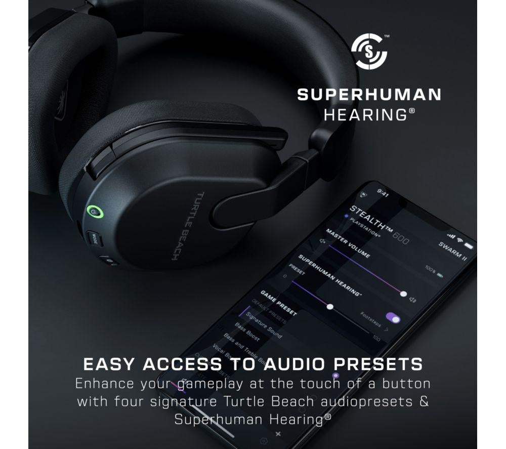 TURTLE BEACH Stealth 600 Gen 3 Wireless Gaming Headset - Black