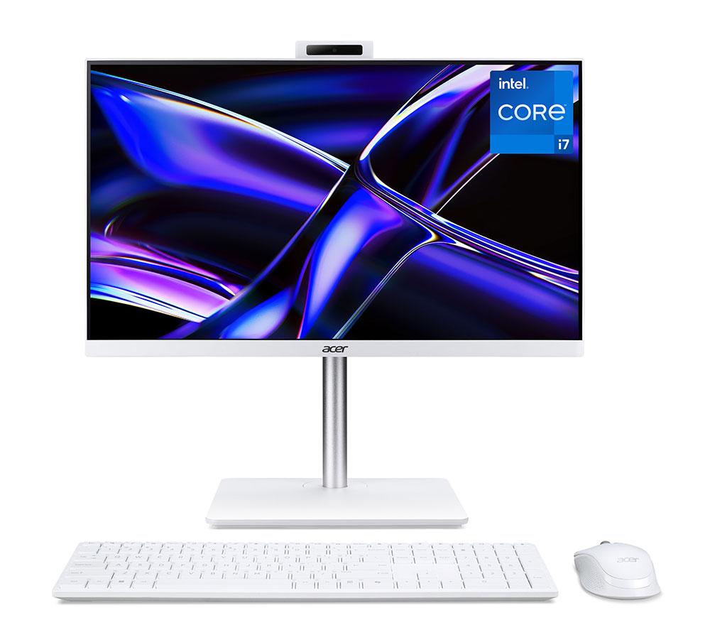 ACER Aspire C27-A 27" All-in-One PC - Intel® Core™ i7, 1 TB SSD, White