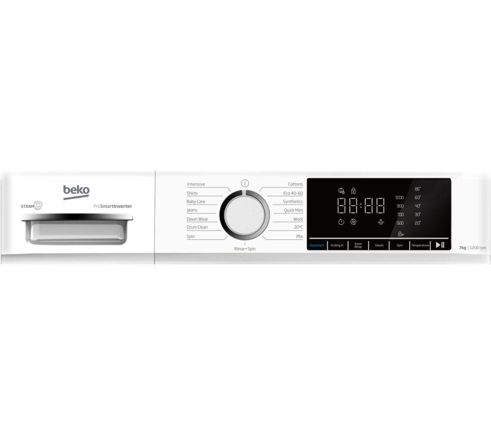 BEKO BW1O3721W 7 kg 1200 Spin Washing Machine - White