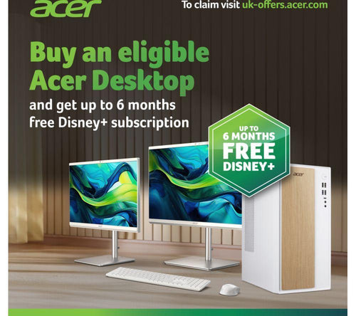 ACER Aspire C24-B 23,8" All-in-One-PC – Intel® Celeron®, 512 GB SSD, Schwarz