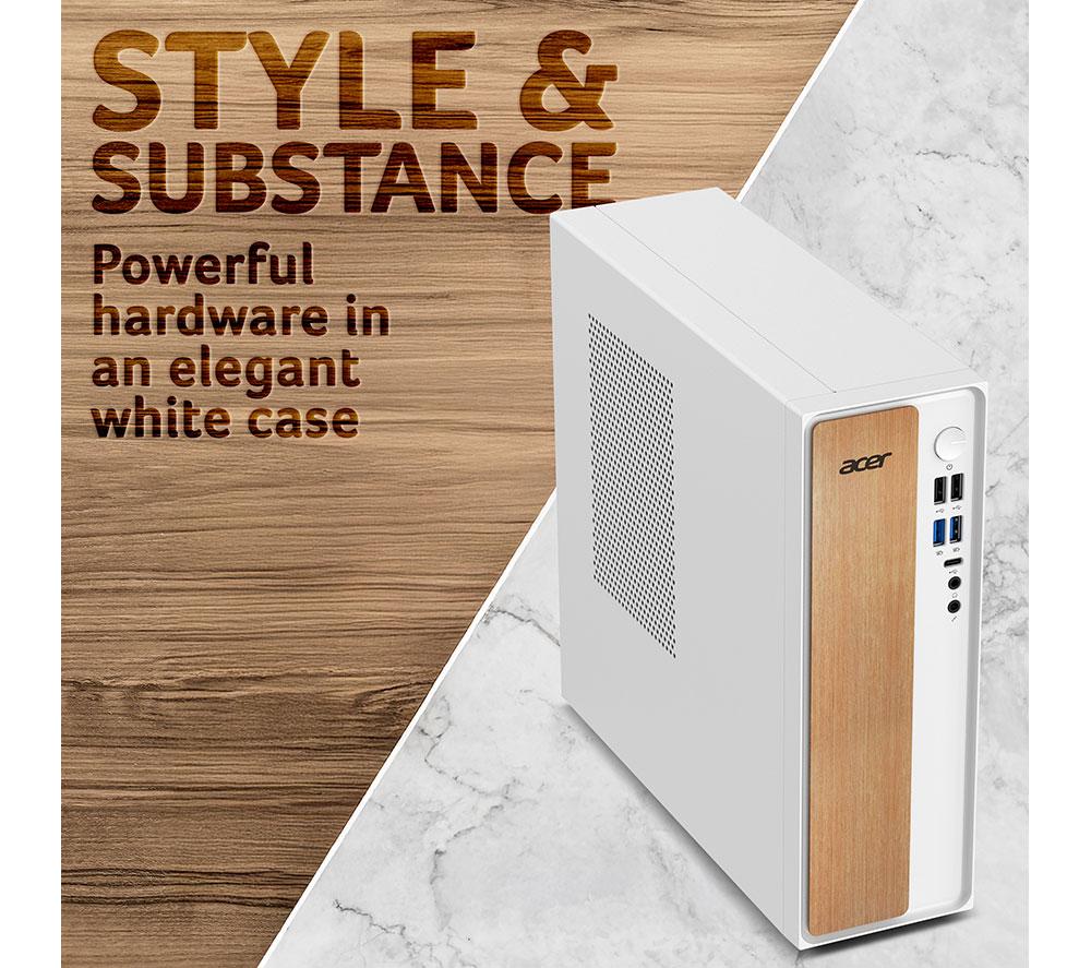 ACER Aspire XC-101 Desktop PC - Intel® Core™ i5, 512 GB SSD, White