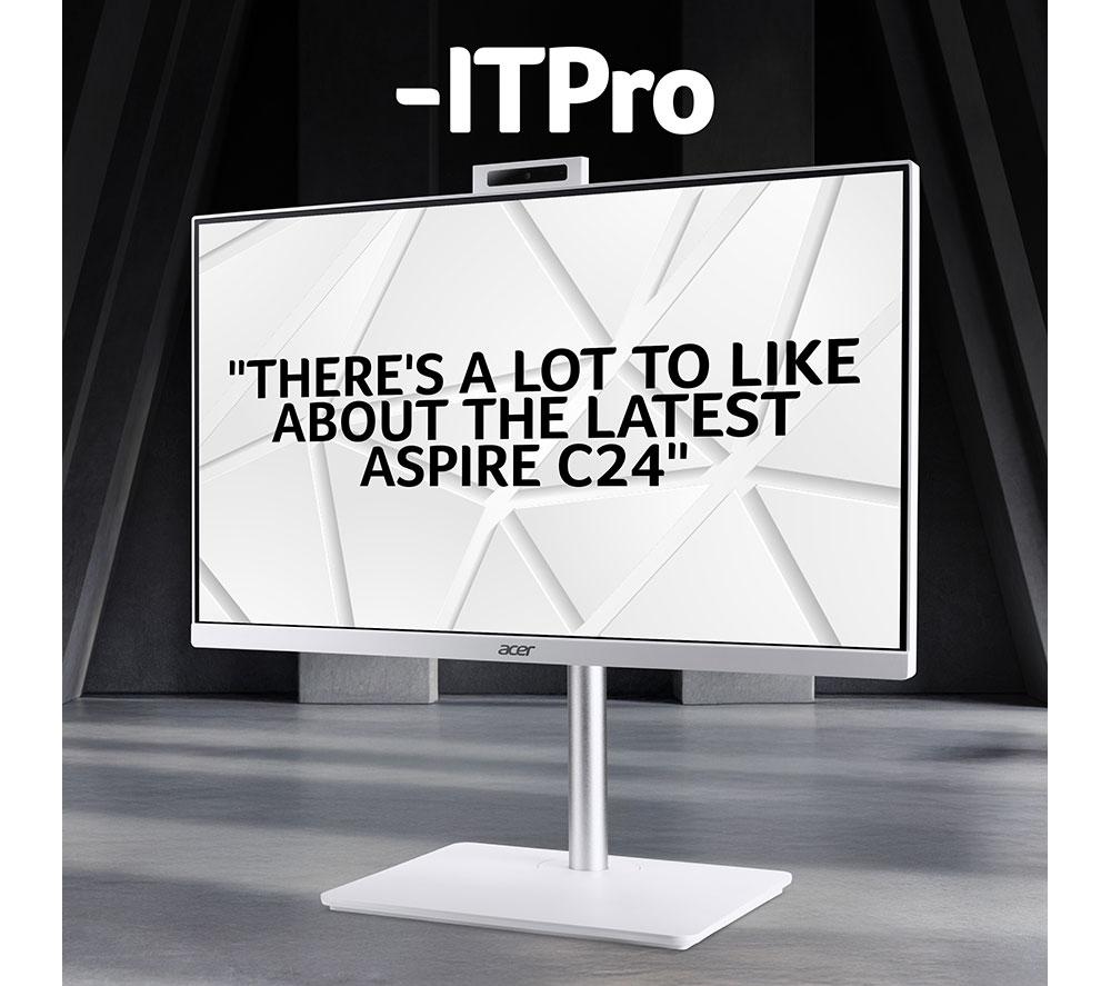 PC todo en uno ACER Aspire C24-A de 23,8" - Intel® Core™ i5, SSD de 512 GB, blanco