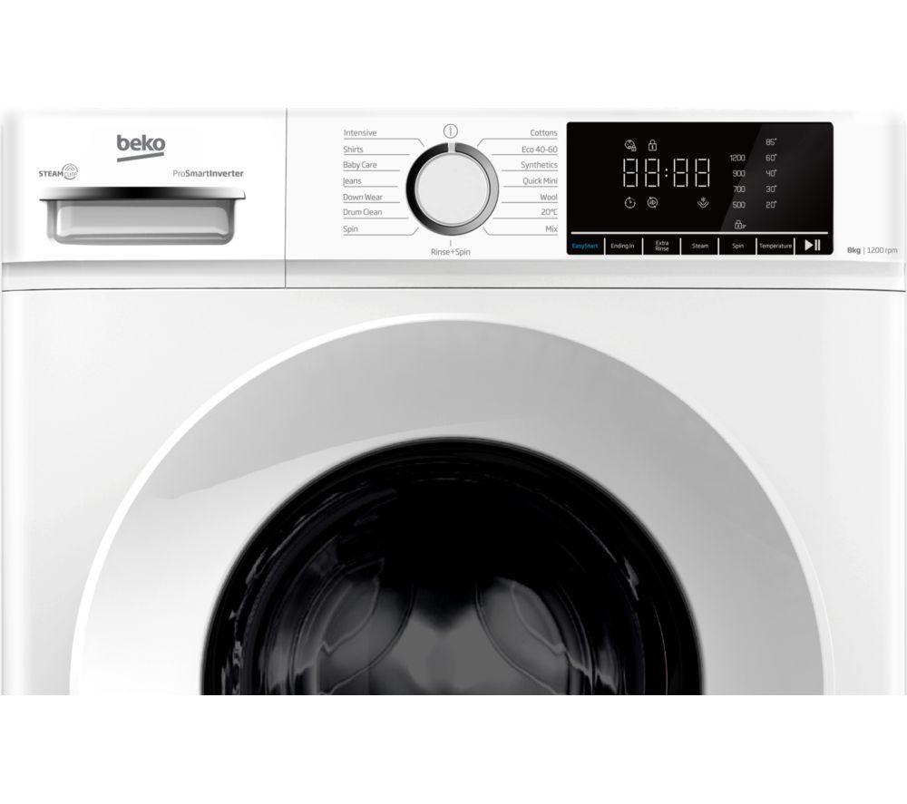 BEKO BW1O3821W Lavadora de 8 kg y 1200 rpm - Blanca