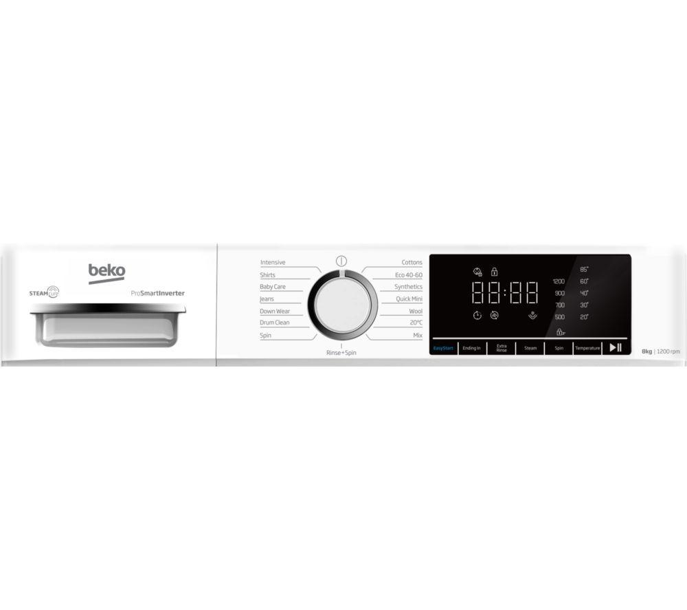 BEKO BW1O3821W Lavadora de 8 kg y 1200 rpm - Blanca