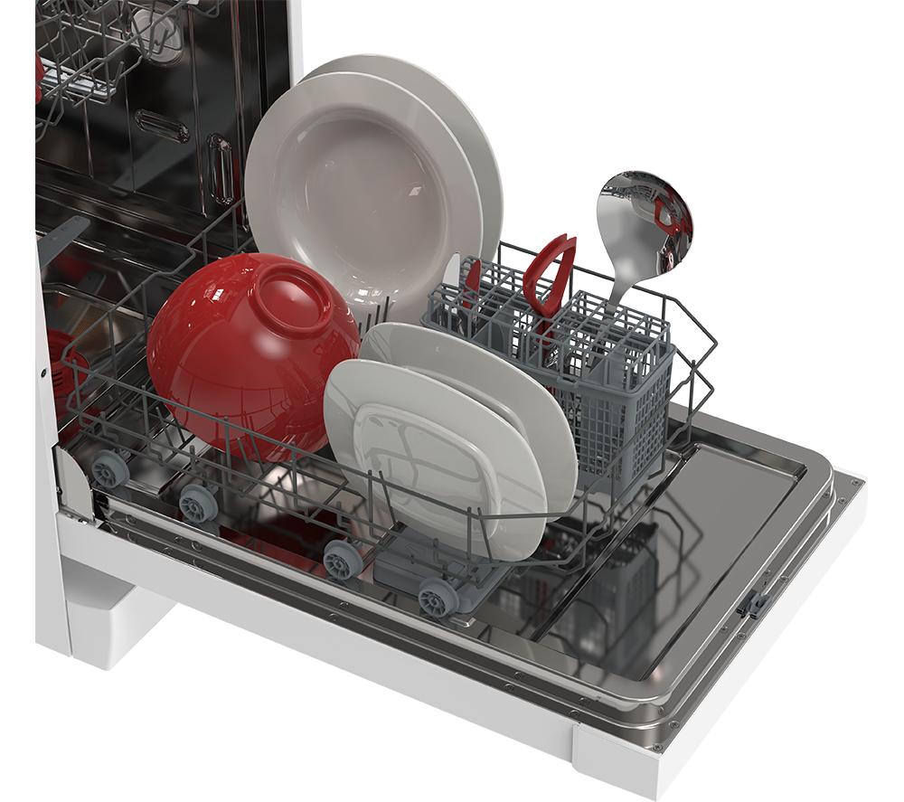 SHARP QW-NS1EF49E0W-EN Slimline Dishwasher - White