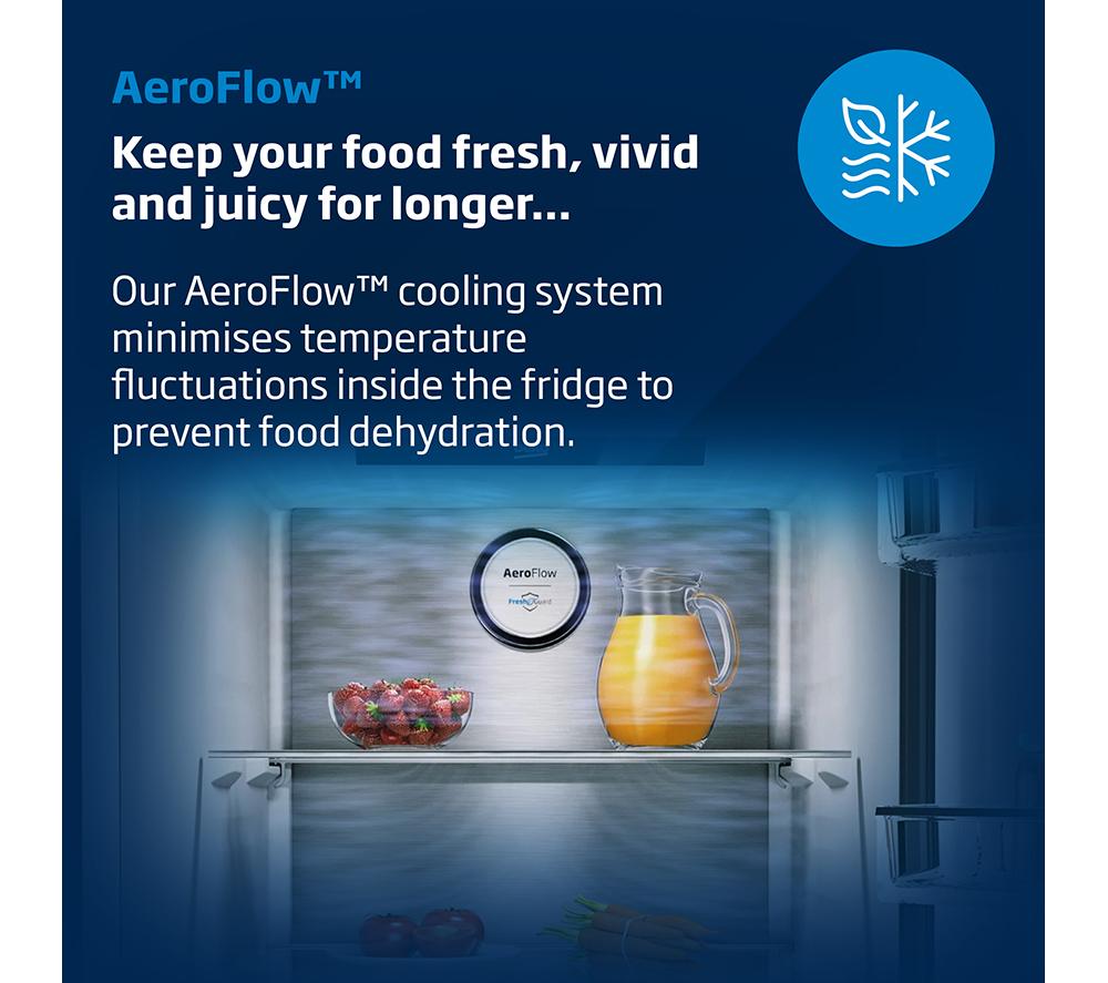 Frigorífico Combi BEKO Pro HarvestFresh AeroFlow CNA5603VG 70/30 - Grafito