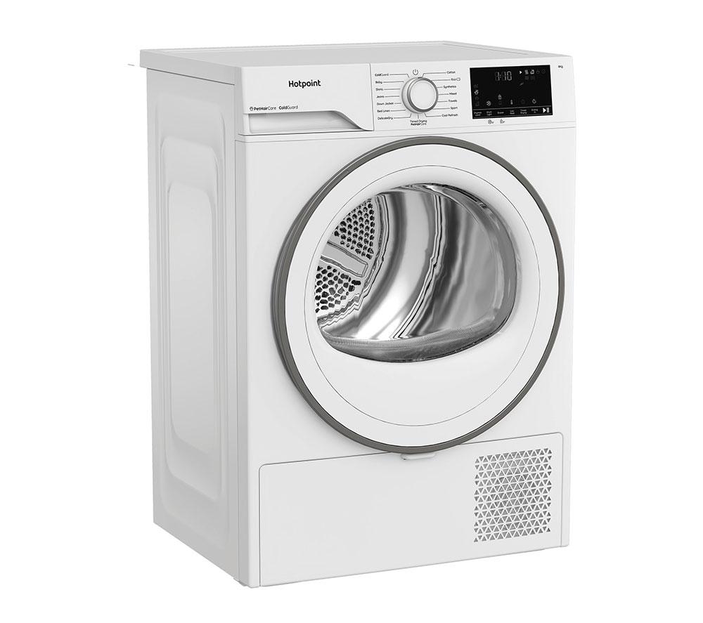 HOTPOINT PetHairCare C HSD 82M WW UK 8 kg Heat Pump Tumble Dryer - White