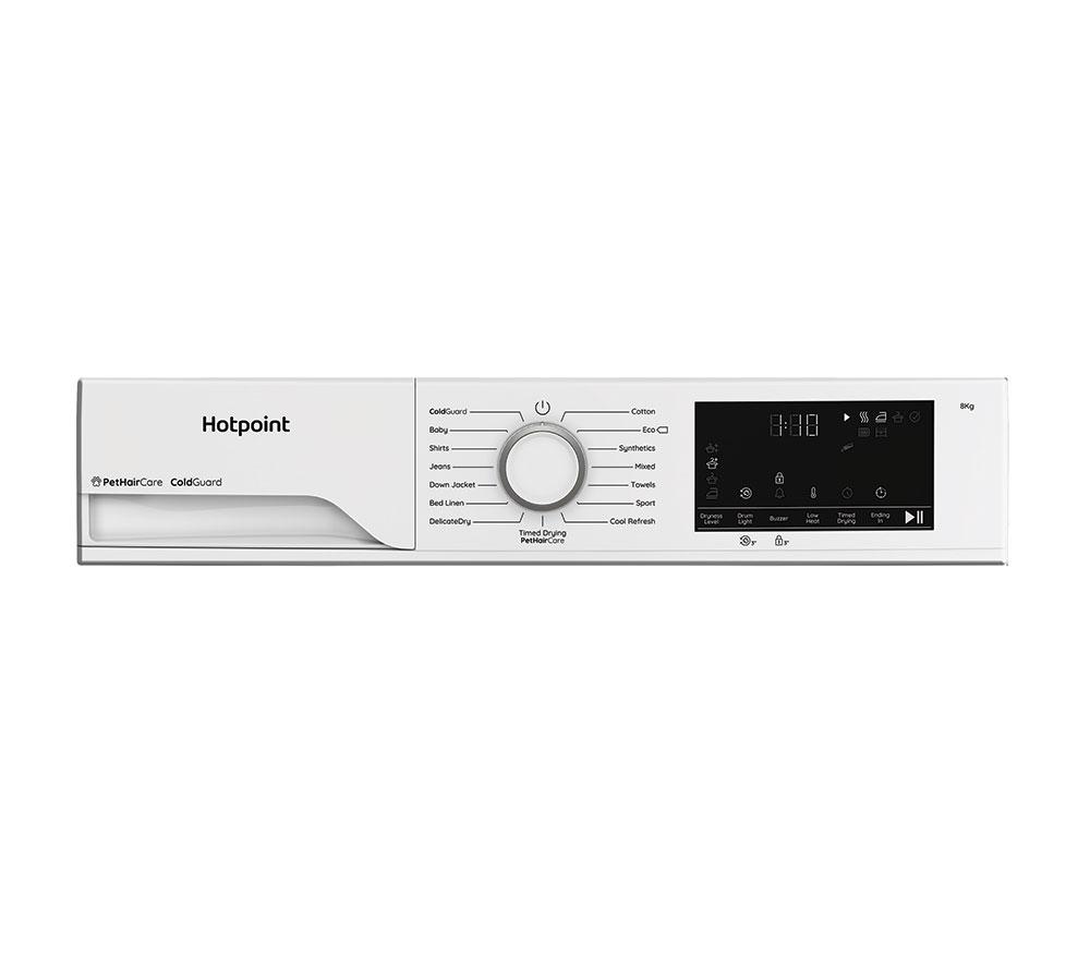 HOTPOINT PetHairCare C HSD 82M WW UK 8 kg Heat Pump Tumble Dryer - White