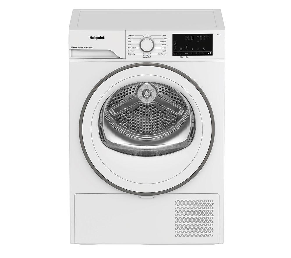 HOTPOINT PetHairCare C HSD 82M WW UK 8 kg Heat Pump Tumble Dryer - White