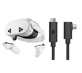 META Quest 3S Virtual Reality Headset 128 GB & Quest Link Cable USB Type-C Bundle