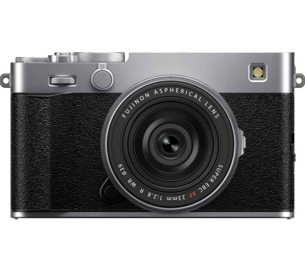 FUJIFILM X-E5 Mirrorless Camera with FUJINON XF 23 mm f/2.8 R WR Lens - Silver