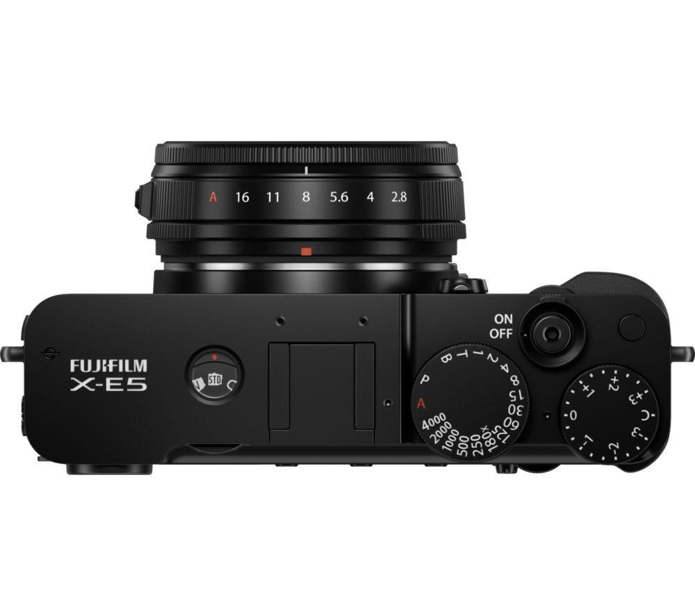 FUJIFILM X-E5 Mirrorless Camera with FUJINON XF 23 mm f/2.8 R WR Lens - Black