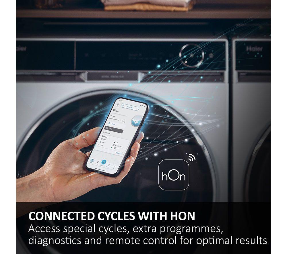HAIER X Series 9 HW100-B14387BUUK WiFi-enabled 10 kg 1400 Spin Washing Machine - Black