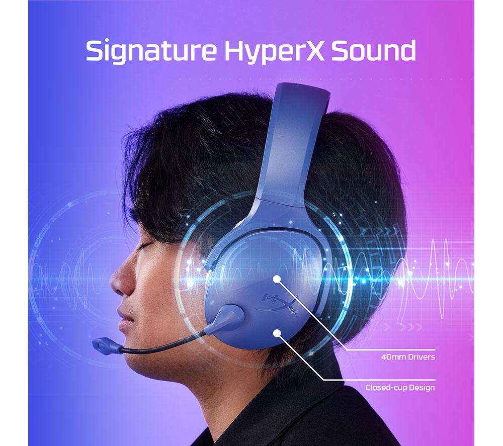 HYPERX Cloud Jet Kabelloses Gaming-Headset - Hellblau