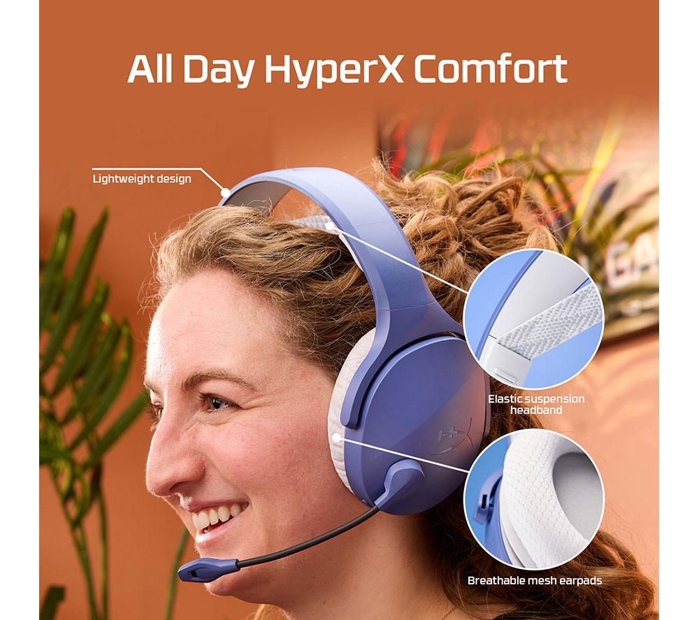 HYPERX Cloud Jet Kabelloses Gaming-Headset - Hellblau