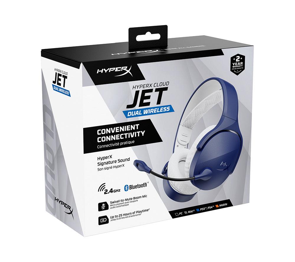 HYPERX Cloud Jet Kabelloses Gaming-Headset - Hellblau