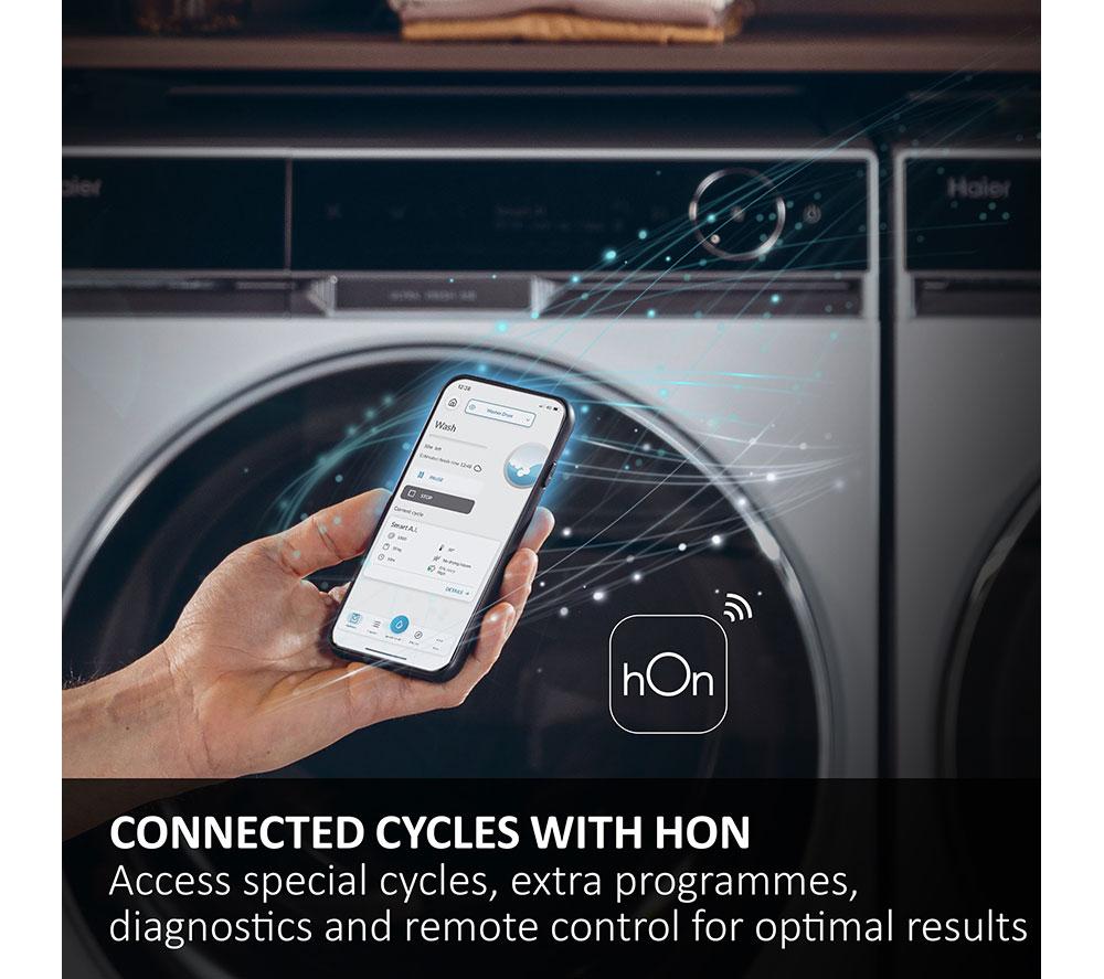 HAIER X Series 7 HW100-B14367UUK WiFi-enabled 10 kg 1400 Spin Washing Machine - White