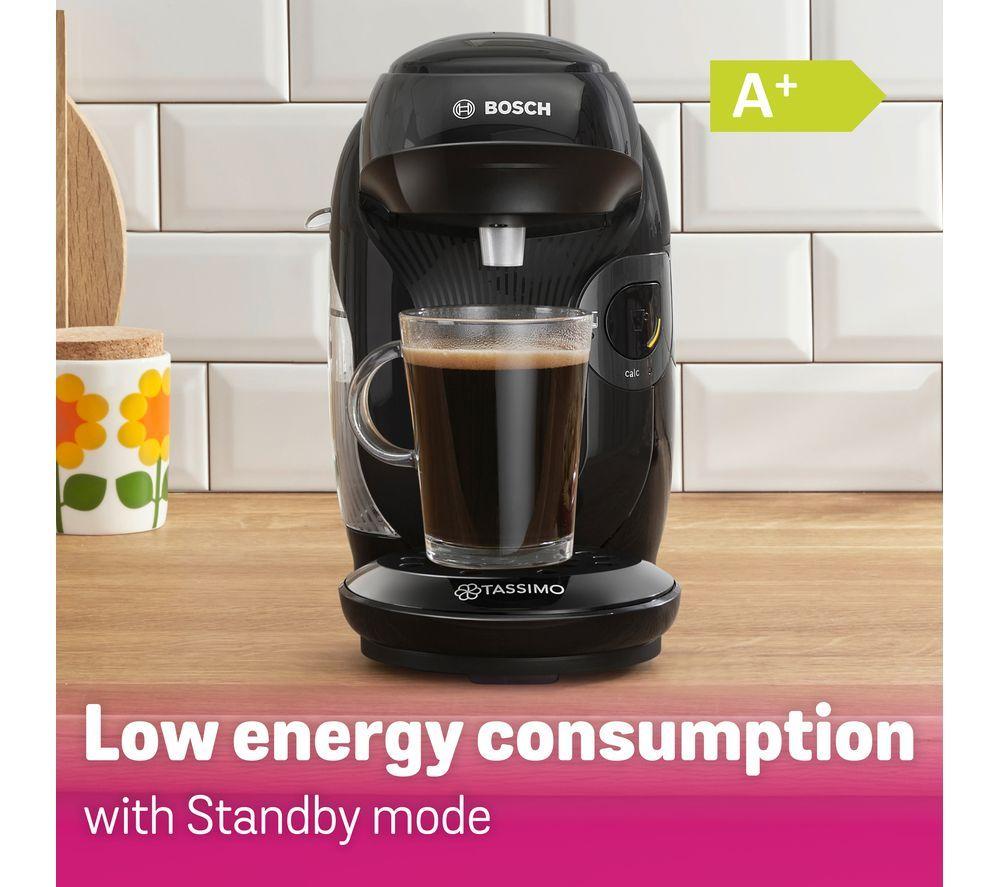 TASSIMO by Bosch Happy Friendly Kaffeemaschine TAS102EGB - Schwarz