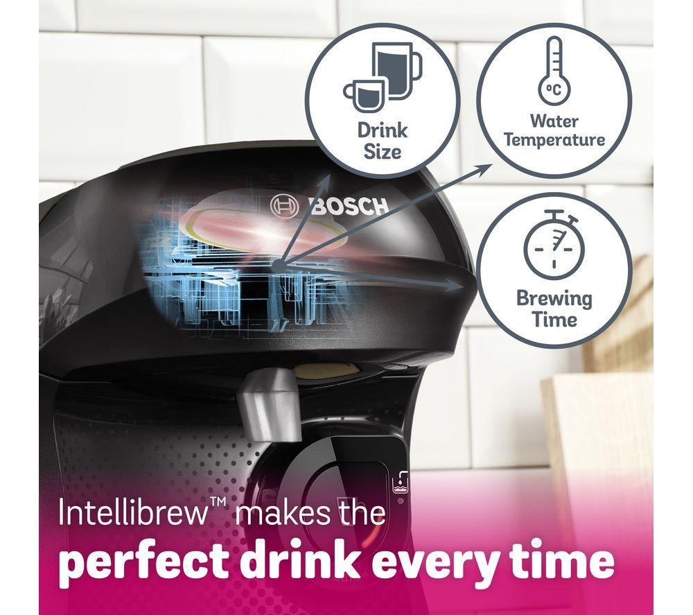 TASSIMO by Bosch Happy Friendly Kaffeemaschine TAS102EGB - Schwarz