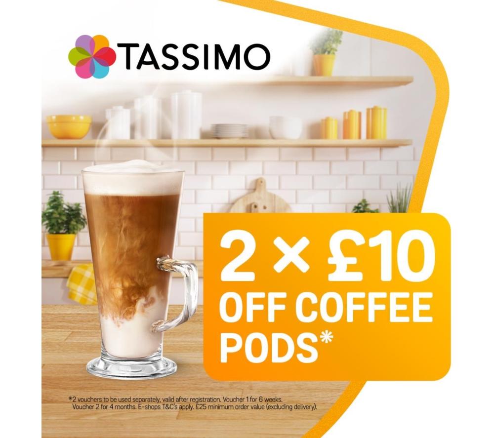 TASSIMO by Bosch Happy Friendly Kaffeemaschine TAS102EGB - Schwarz