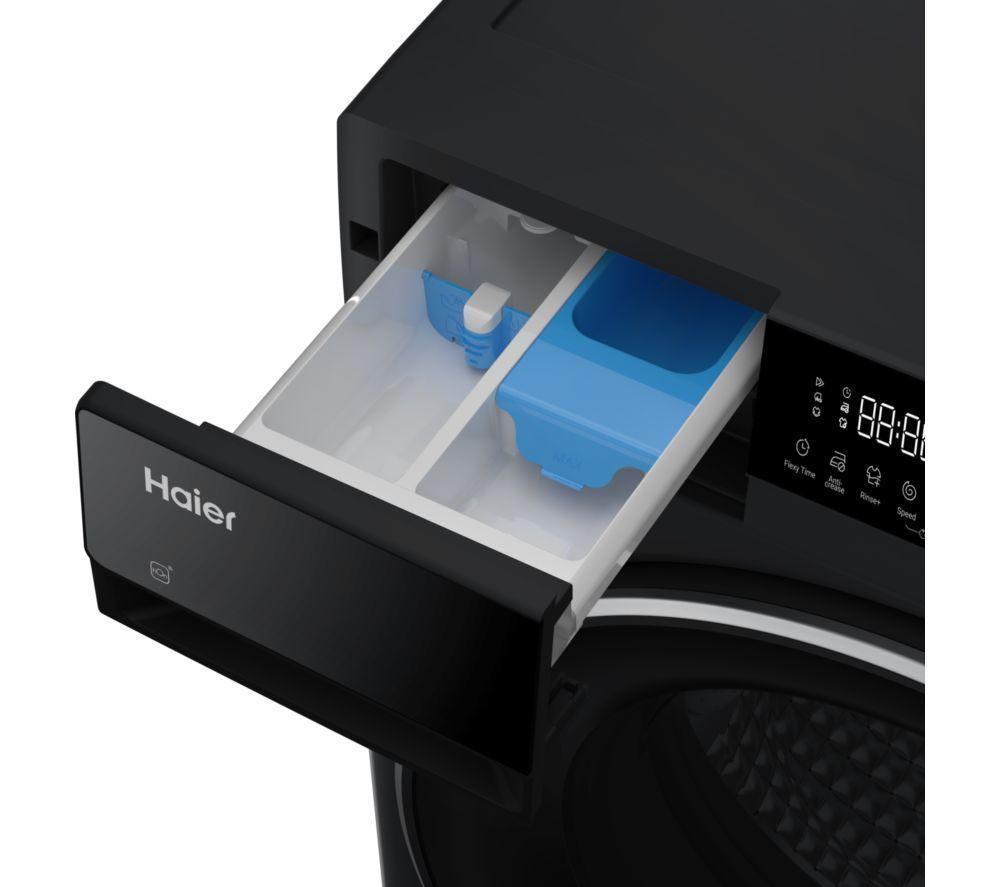 Lavadora Haier X Series 5 HW100-B14357BUUK de 10 kg y 1400 rpm con WiFi - Negra