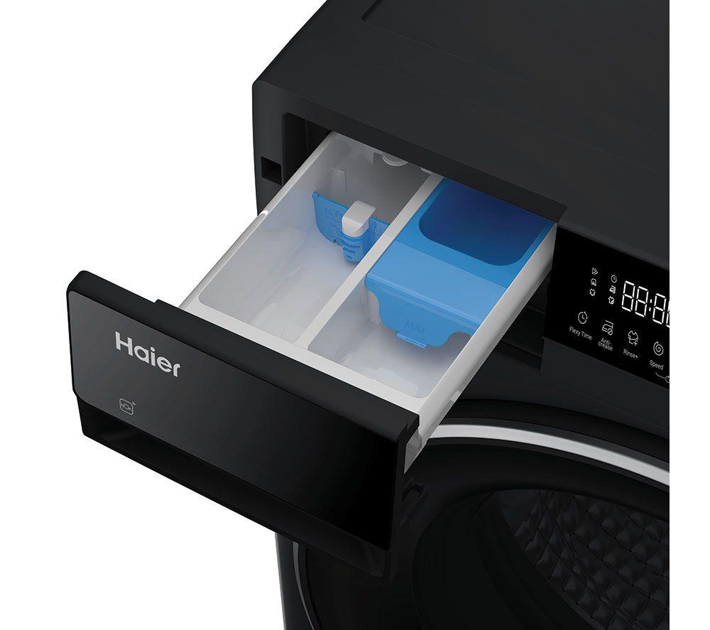 Lavadora Haier X Series 5 HW100-B14357BUUK de 10 kg y 1400 rpm con WiFi - Negra