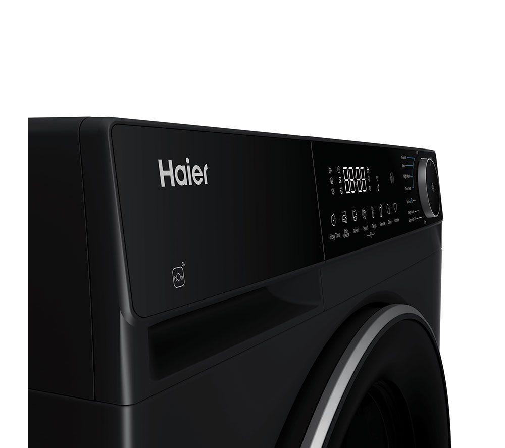 Lavadora Haier X Series 5 HW100-B14357BUUK de 10 kg y 1400 rpm con WiFi - Negra