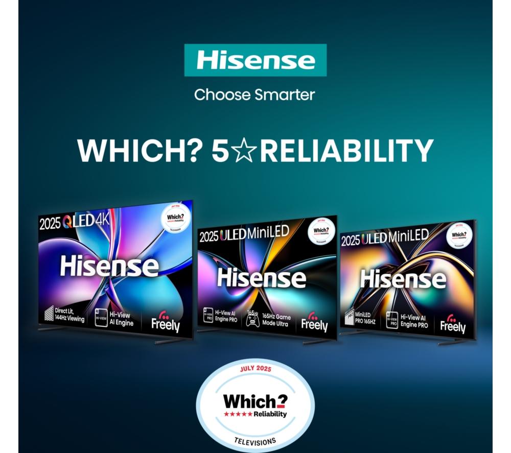 HISENSE E6Q 50" LED 4K HDR Smart TV with Freely - 50E6QTUK