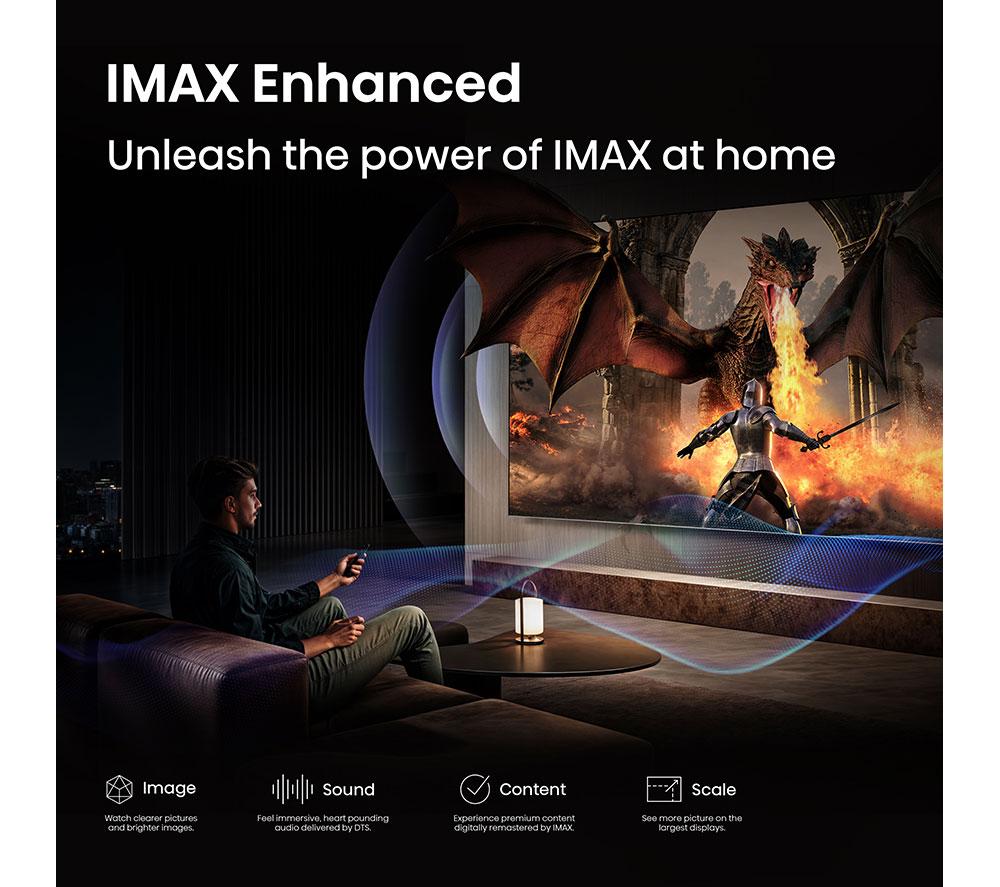 HISENSE A85Q Smart TV OLED 4K de 65" con IA y Freely - 65A85QTUK