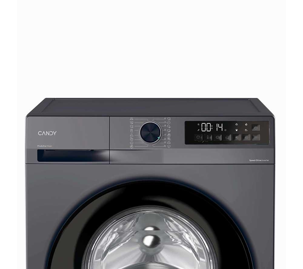 Lavadora CANDY Quick Pro GD 410B8G-80 de 10 kg y 1400 rpm - Grafito