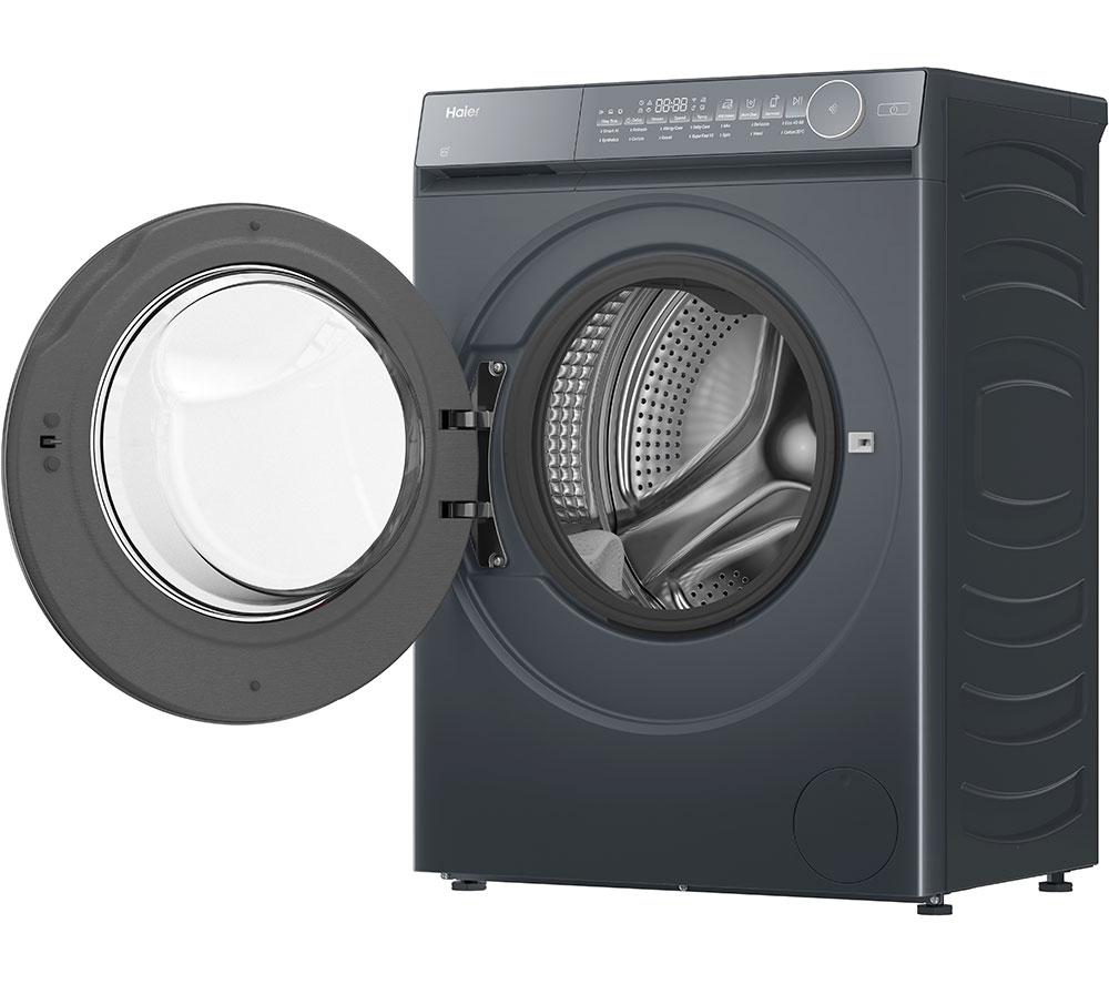 Lavadora de carga frontal Haier X Series 7 HW120-B14367GUUK, WiFi, 12 kg, 1400 rpm, Grafito