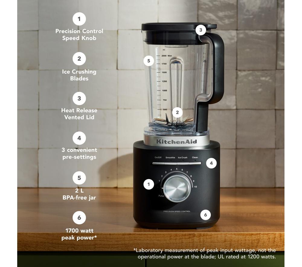 Batidora KitchenAid Pure Power - Negro mate