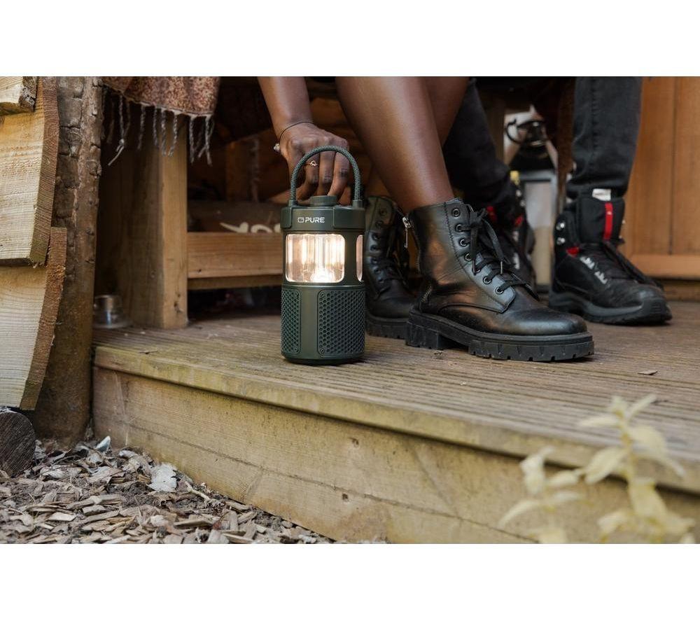 Altavoz Bluetooth portátil PURE Woodland Glow - Verde