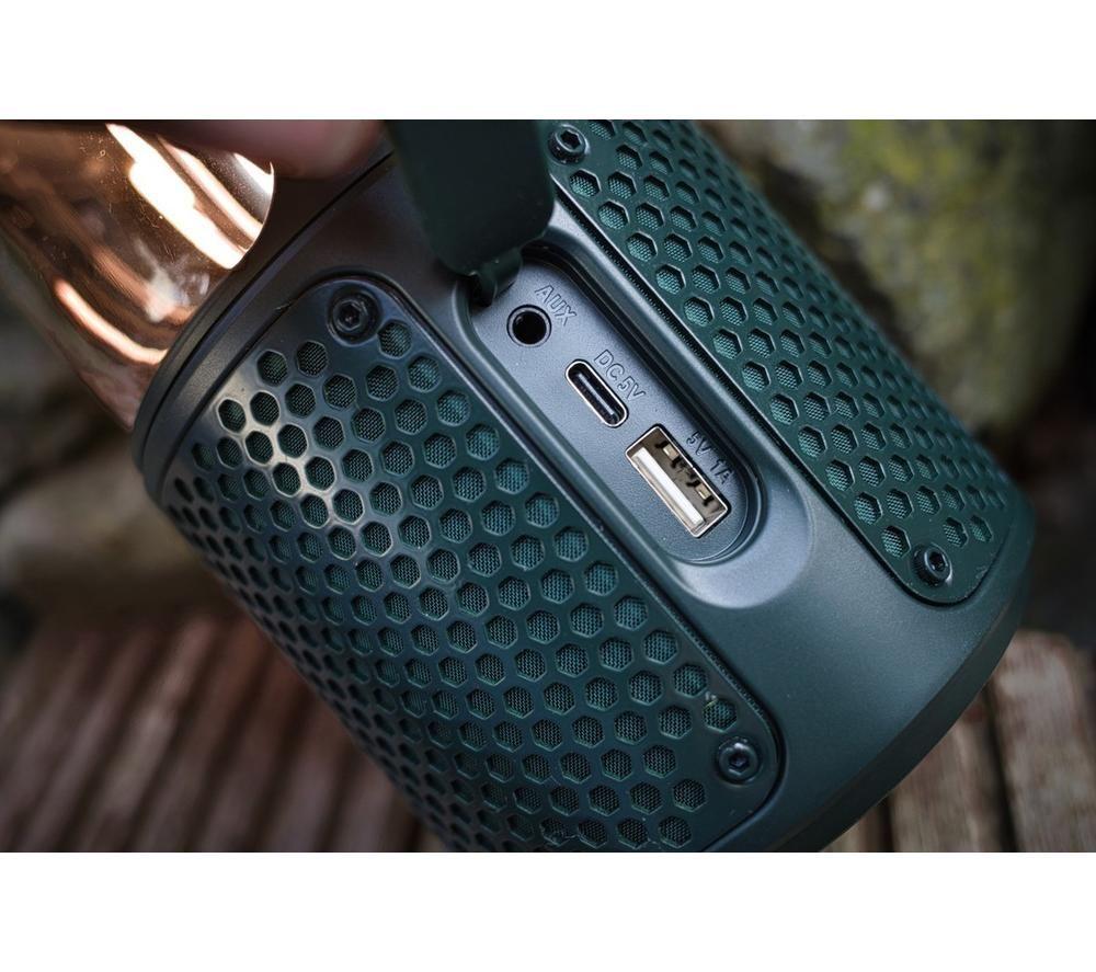 Altavoz Bluetooth portátil PURE Woodland Glow - Verde