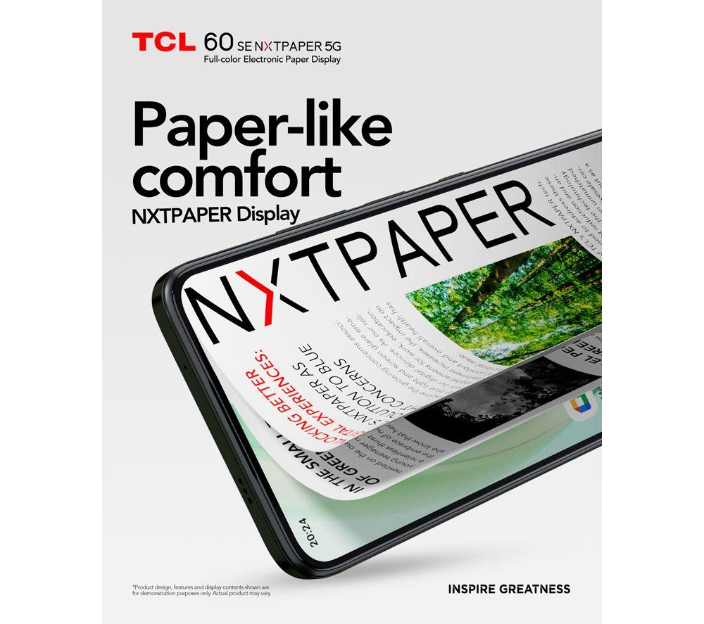 TCL 60 SE NXTPAPER 5G - 256 GB, Space Grey