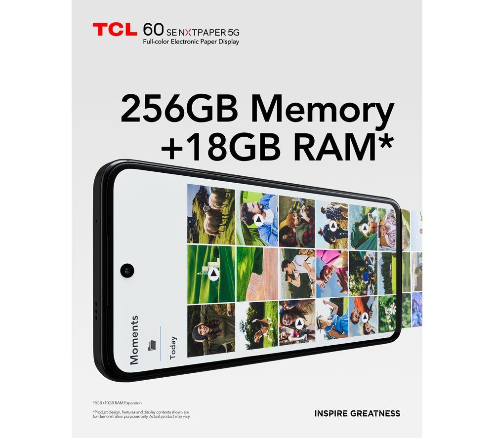 TCL 60 SE NXTPAPER 5G - 256 GB, Space Grey