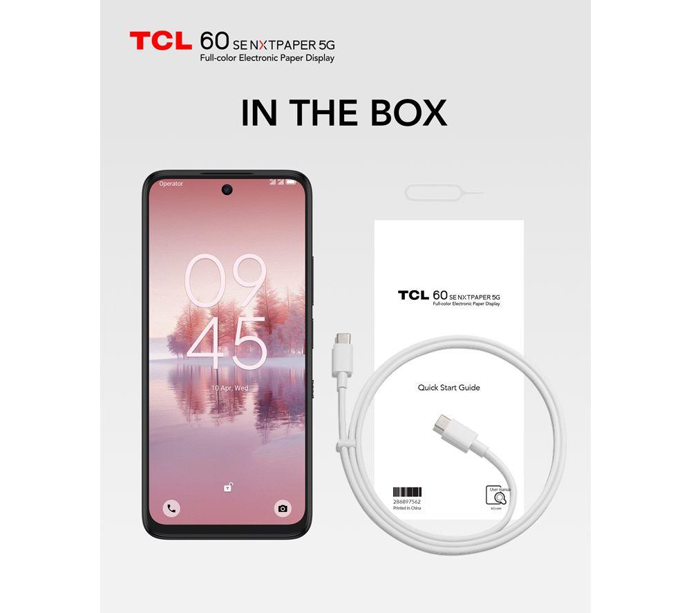 TCL 60 SE NXTPAPER 5G - 256 GB, Space Grey