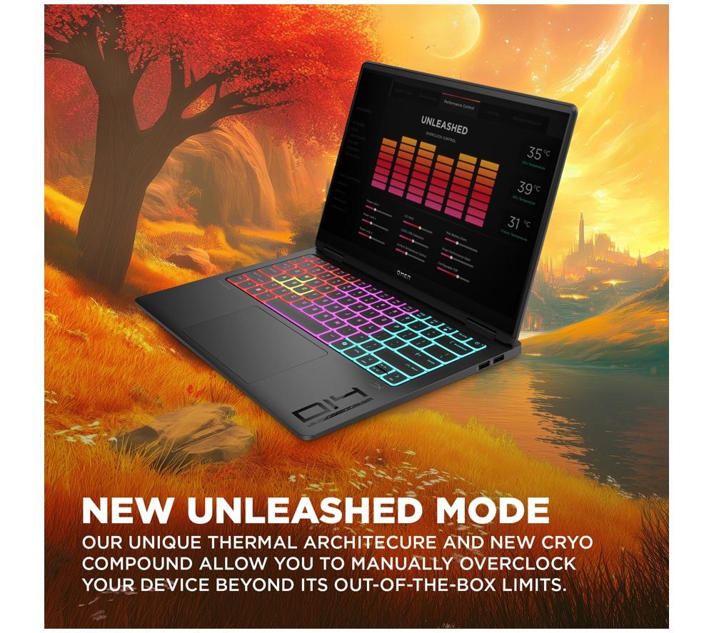 HP OMEN Transcend 14-fb1509na 14" Gaming Laptop - Intel® Core™ Ultra 9, RTX 5070, 1 TB SSD