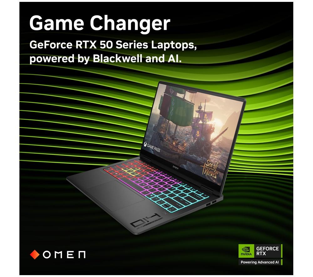 HP OMEN Transcend 14-fb1509na 14" Gaming Laptop - Intel® Core™ Ultra 9, RTX 5070, 1 TB SSD