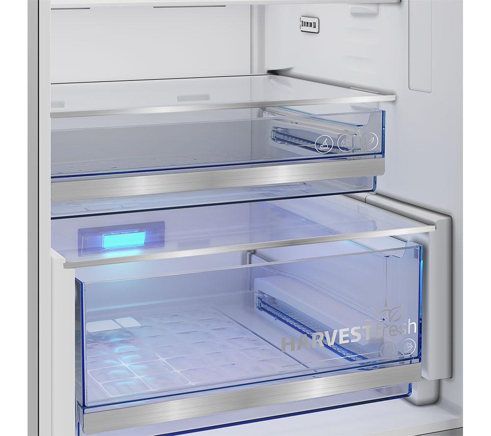 BEKO Pro HarvestFresh CNA6603VPX 60/40 Fridge Freezer - Brushed Steel