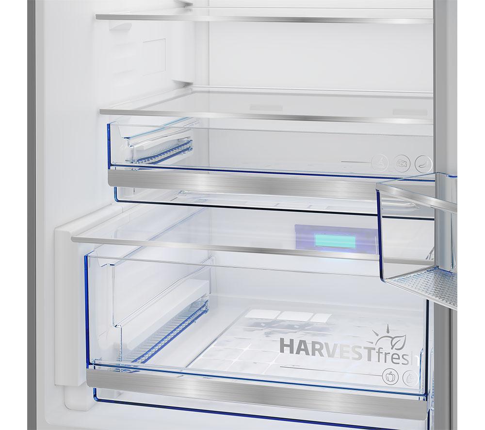 BEKO Pro HarvestFresh CNA6603VPX 60/40 Fridge Freezer - Brushed Steel