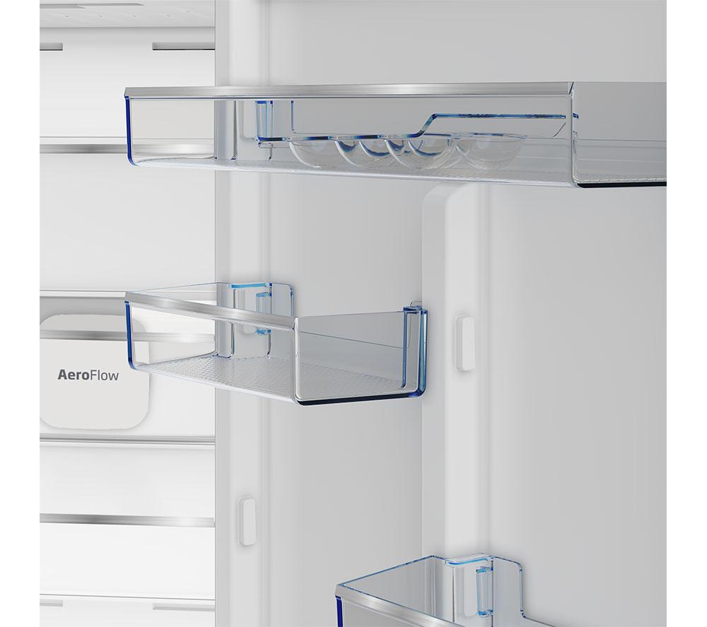 BEKO Pro HarvestFresh CNA6603VPX 60/40 Fridge Freezer - Brushed Steel