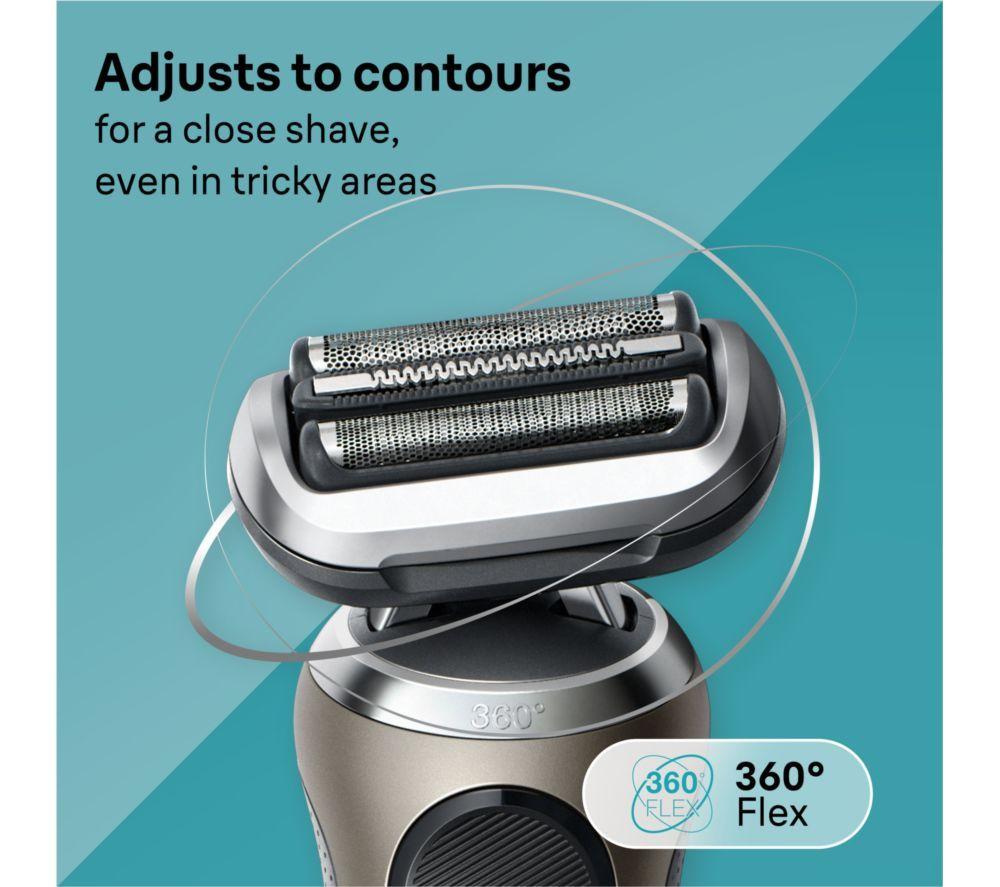 BRAUN Series 7 72-C7650CC Wet & Dry Foil Shaver & 4-in-1 SmartCare Centre - Gold