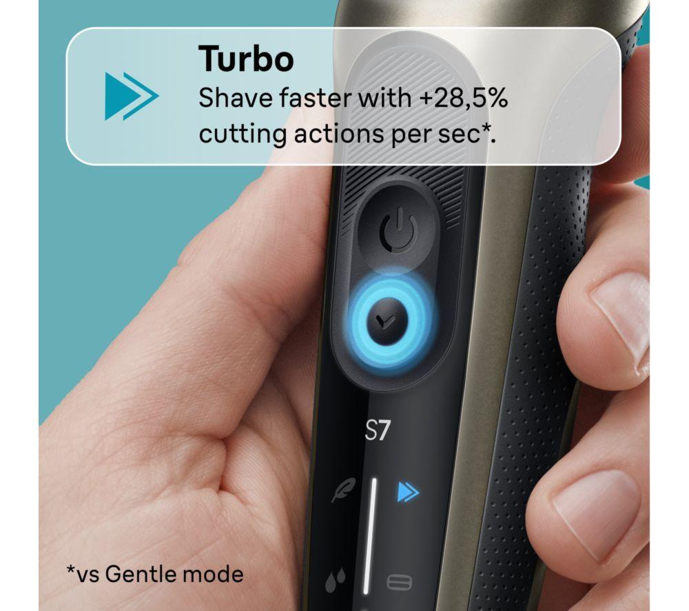 BRAUN Series 7 72-C7650CC Wet & Dry Foil Shaver & 4-in-1 SmartCare Centre - Gold